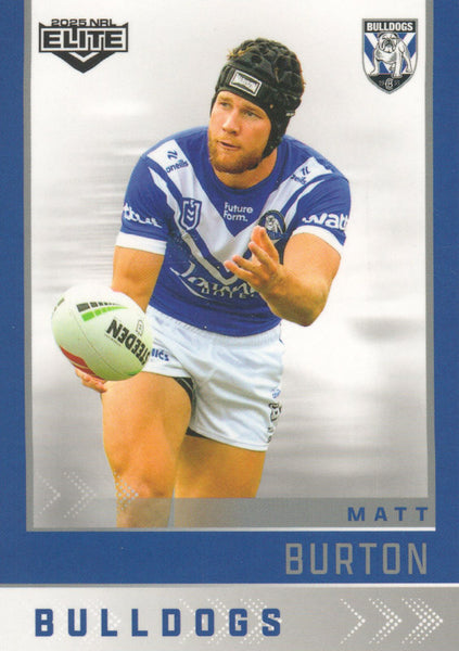 2025 NRL Elite - Base - 020 - Matt Burton - Bulldogs