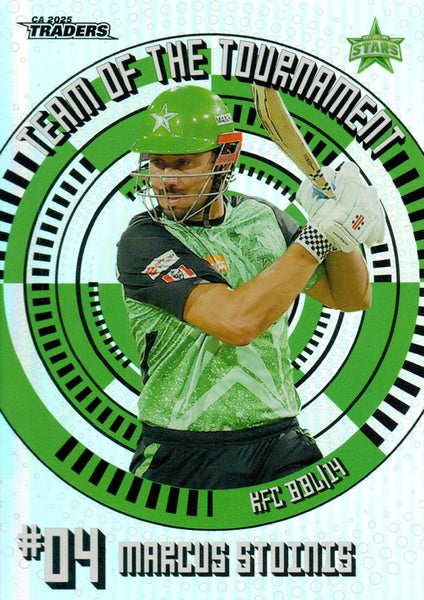 2025-26 Cricket Traders - Team Of The Tournament - TT 16 - Marcus Stoinis - Melbourne Stars