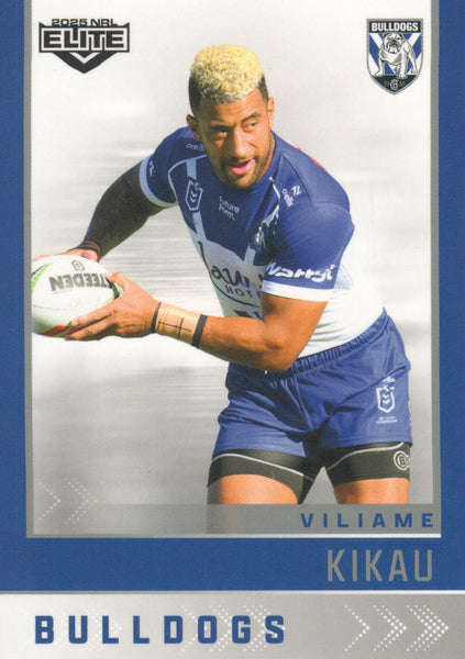 2025 NRL Elite - Base - 022 - Viliame Kikau - Bulldogs