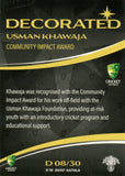 2023-24 Cricket Luxe Decorated - D 08 - Usman Khawaja - Australia