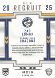2025 NRL Elite - New Recruit - NR 22 - Zac Lomax - Eels
