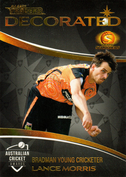 2023-24 Cricket Luxe Decorated - D 10 - Lance Morris - Perth Scorchers