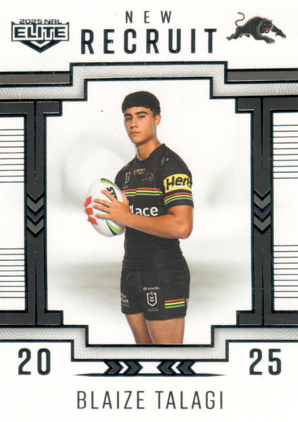 2025 NRL Elite - New Recruit - NR 24 - Blaize Talagi - Panthers