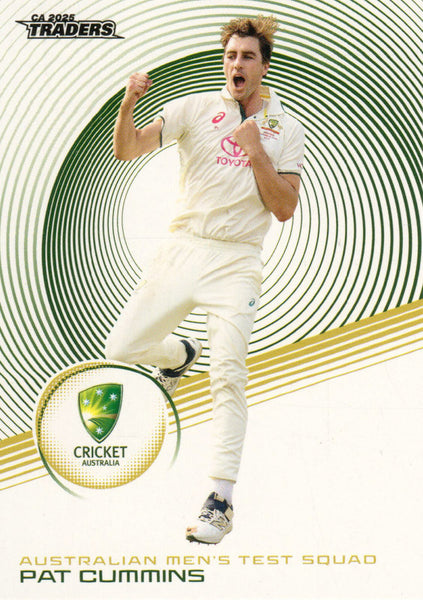2025-26 Cricket Traders - Common - 003 - Pat Cummins - Australia Men's Test
