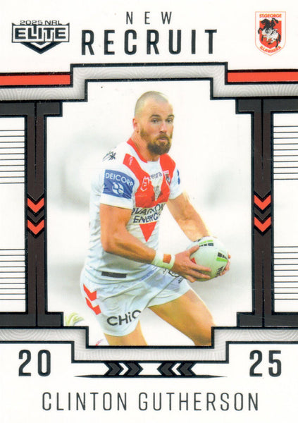 2025 NRL Elite - New Recruit - NR 25 - Clinton Gutherson - Dragons