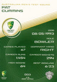 2025-26 Cricket Traders - Common - 003 - Pat Cummins - Australia Men's Test
