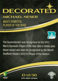2023-24 Cricket Luxe Decorated - D 12 - Michael Neser - Brisbane Heat