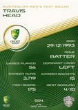2025-26 Cricket Traders - Common - 004 - Travis Head - Australia Men's Test