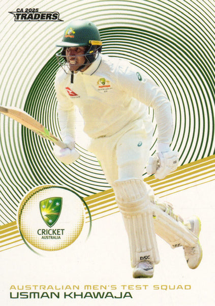 2025-26 Cricket Traders - Common - 005 - Usman Khawaja - Australia Men's Test