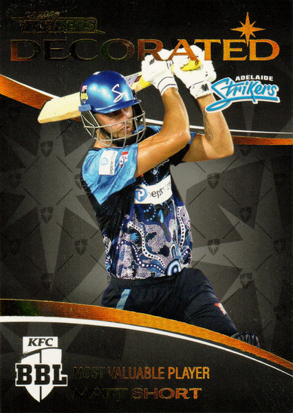 2023-24 Cricket Luxe Decorated - D 16 - Matt Short - Adelaide Strikers