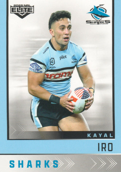 2025 NRL Elite - Base - 032 - Kayal Iro - Sharks