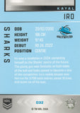 2025 NRL Elite - Base - 032 - Kayal Iro - Sharks
