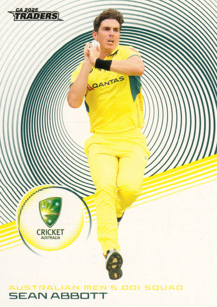 2025-26 Cricket Traders - Common - 010 - Sean Abbott - Australia Men's ODI