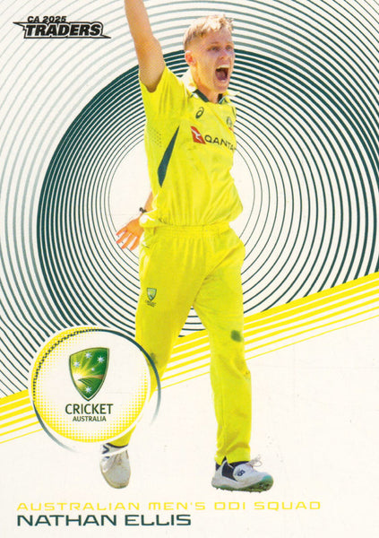 2025-26 Cricket Traders - Common - 013 - Nathan Ellis - Australia Men's ODI