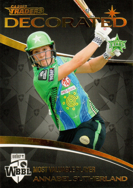 2023-24 Cricket Luxe Decorated - D 23 - Annabel Sutherland - Melbourne Stars