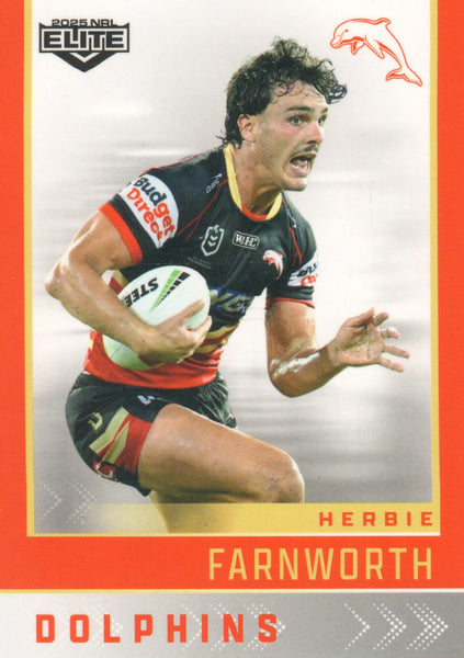 2025 NRL Elite - Base - 038 - Herbie Farnworth - Dolphins