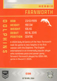 2025 NRL Elite - Base - 038 - Herbie Farnworth - Dolphins