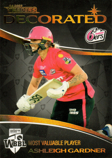 2023-24 Cricket Luxe Decorated - D 27 - Ashleigh Gardner - Sydney Sixers