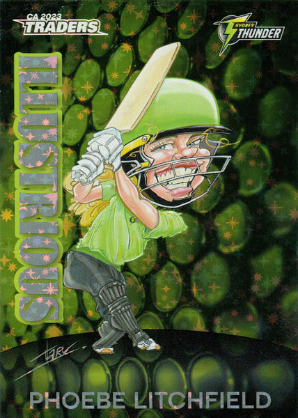 2023-24 Cricket Luxe Illustrious Parallel - IC 8 - Phoebe Litchfield - Sydney Thunder