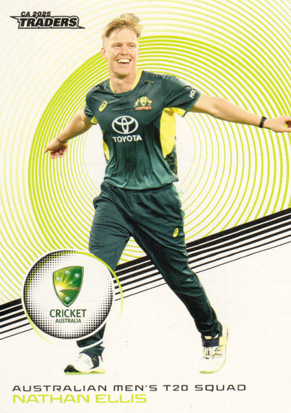 2025-26 Cricket Traders - Common - 020 - Nathan Ellis - Australia Men's T20
