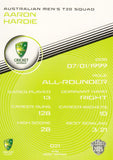 2025-26 Cricket Traders - Common - 021 - Aaron Hardie - Australia Men's T20