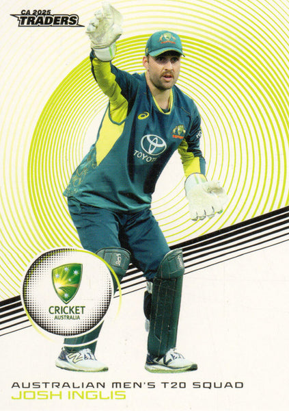2025-26 Cricket Traders - Common - 022 - Josh Inglis - Australia Men's T20
