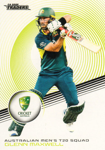 2025-26 Cricket Traders - Common - 024 - Glenn Maxwell - Australia Men's T20