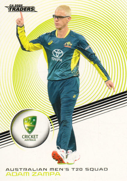 2025-26 Cricket Traders - Common - 027 - Adam Zampa - Australia Men's T20