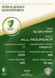 2025-26 Cricket Traders - Common - 029 - Ashleigh Gardner - Australia Women's Test