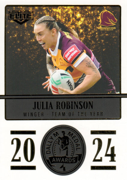 2025 NRL Elite - Dally M Awards - DM 21 - Julia Robinson - Brisbane Broncos