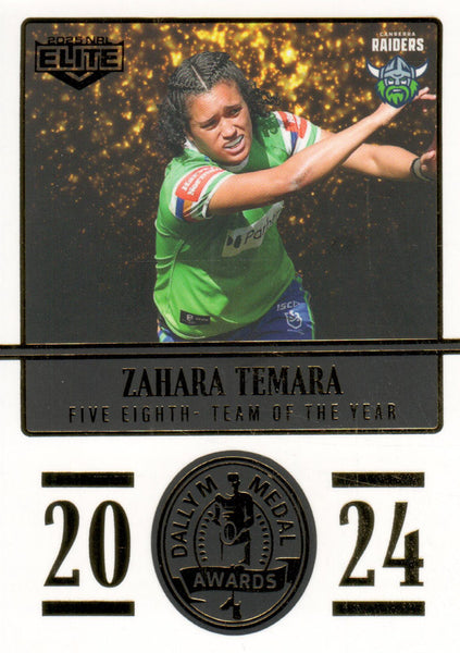 2025 NRL Elite - Dally M Awards - DM 25 - Zahara Temara - Canberra Raiders