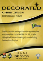 2023-24 Cricket Luxe Decorated Parallel - DP 30 - Chris Green - 141/147