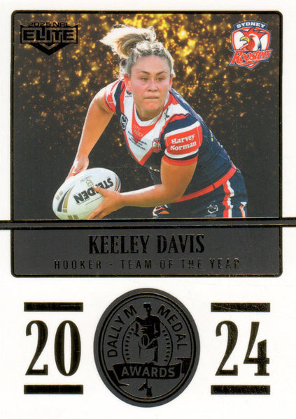 2025 NRL Elite - Dally M Awards - DM 27 - Keeley Davis - Sydney Roosters