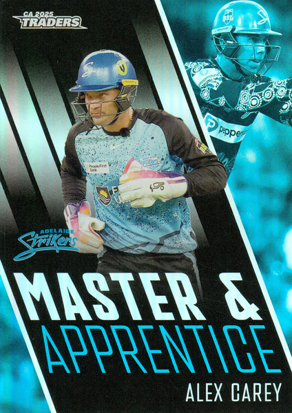2025-26 Cricket Traders - Master & Apprentice - MA 05 - Alex Carey - Adelaide Strikers