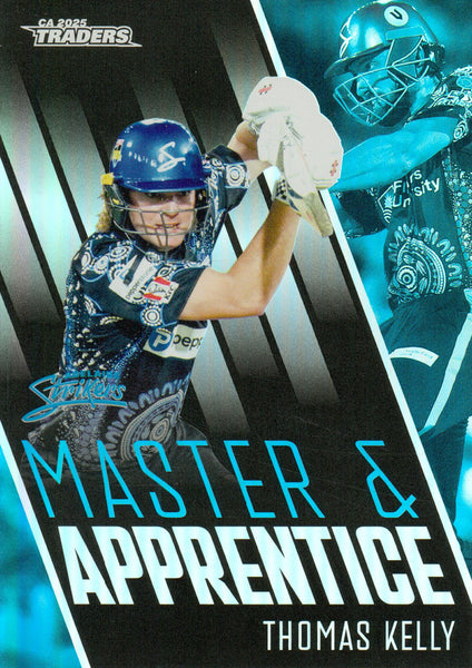 2025-26 Cricket Traders - Master & Apprentice - MA 08 - Thomas Kelly - Adelaide Strikers