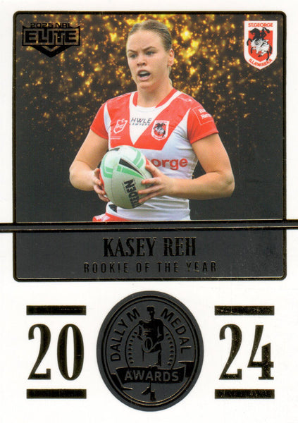 2025 NRL Elite - Dally M Awards - DM 35 - Kasey Reh - St. George-Illawarra Dragons