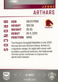 2025 NRL Elite - Silver Specials - P 002 - Jesse Arthars - Broncos