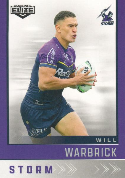 2025 NRL Elite - Base - 072 - Will Warbrick - Storm