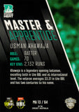 2025-26 Cricket Traders - Master & Apprentice - MA 13 - Usman Khawaja - Brisbane Heat