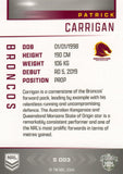 2025 NRL Elite - Silver Specials - P 003 - Patrick Carrigan - Broncos