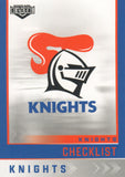 2025 NRL Elite - Base - 073 - Knights Checklist - Knights