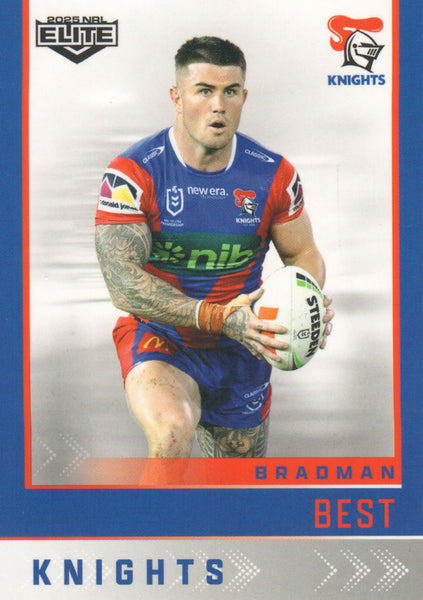 2025 NRL Elite - Base - 074 - Bradman Best - Knights