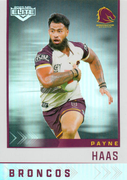 2025 NRL Elite - Silver Specials - P 005 - Payne Haas - Broncos