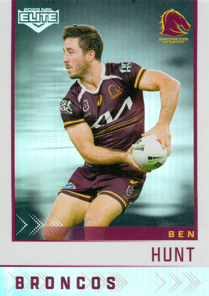 2025 NRL Elite - Silver Specials - P 006 - Ben Hunt - Broncos
