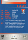 2025 NRL Elite - Base - 075 - Jack Cogger - Knights