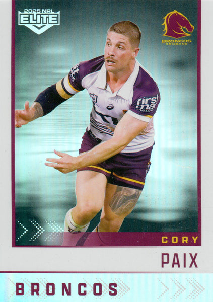 2025 NRL Elite - Silver Specials - P 007 - Cory Paix - Broncos