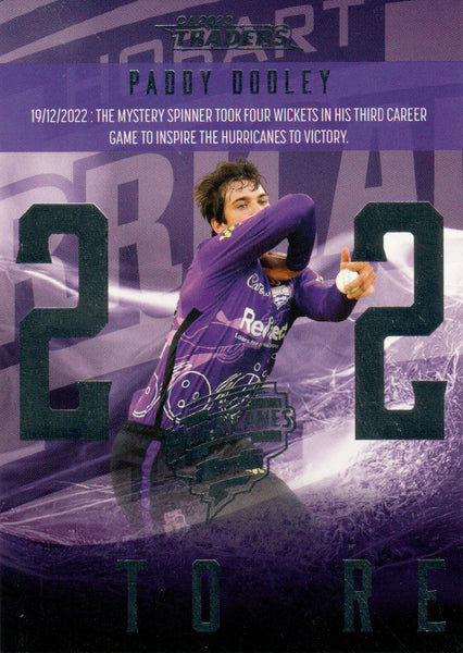 2023-24 Cricket Luxe Season To Remember - STR 08 - Patrick Dooley - Hobart Hurricanes