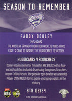 2023-24 Cricket Luxe Season To Remember - STR 08 - Patrick Dooley - Hobart Hurricanes