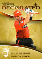 2023-24 Cricket Luxe Decorated Parallel - DP 22 - Aaron Finch - 146/147