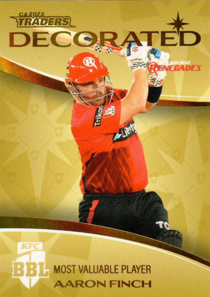 2023-24 Cricket Luxe Decorated Parallel - DP 22 - Aaron Finch - 146/147